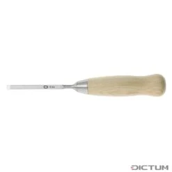Ciseau à Bois DICTUM, Forme Courte, Largeur De Lame 6 Mm