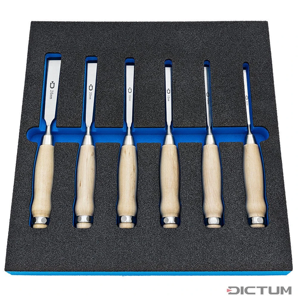 Module D'outils DICTUM, Ciseaux à Bois, 6 Pièces